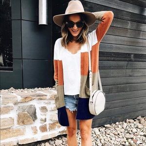 NWT Color kimono cardigan